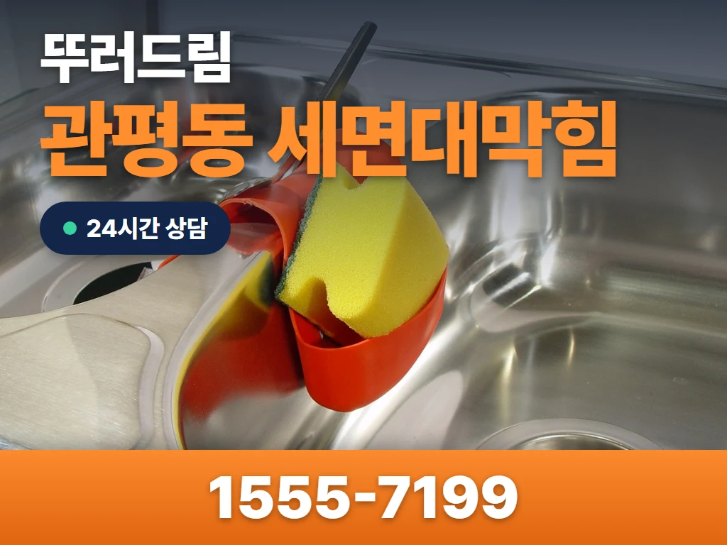 관평동 세면대막힘 현장