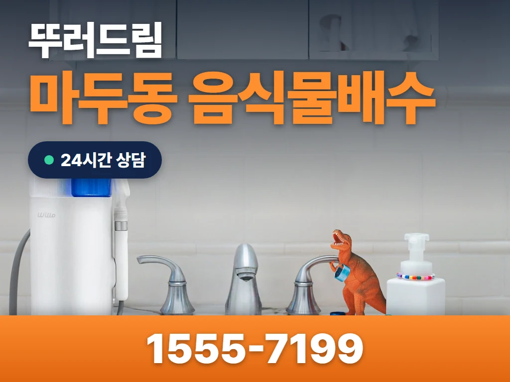 마두동 음식물배수 현장