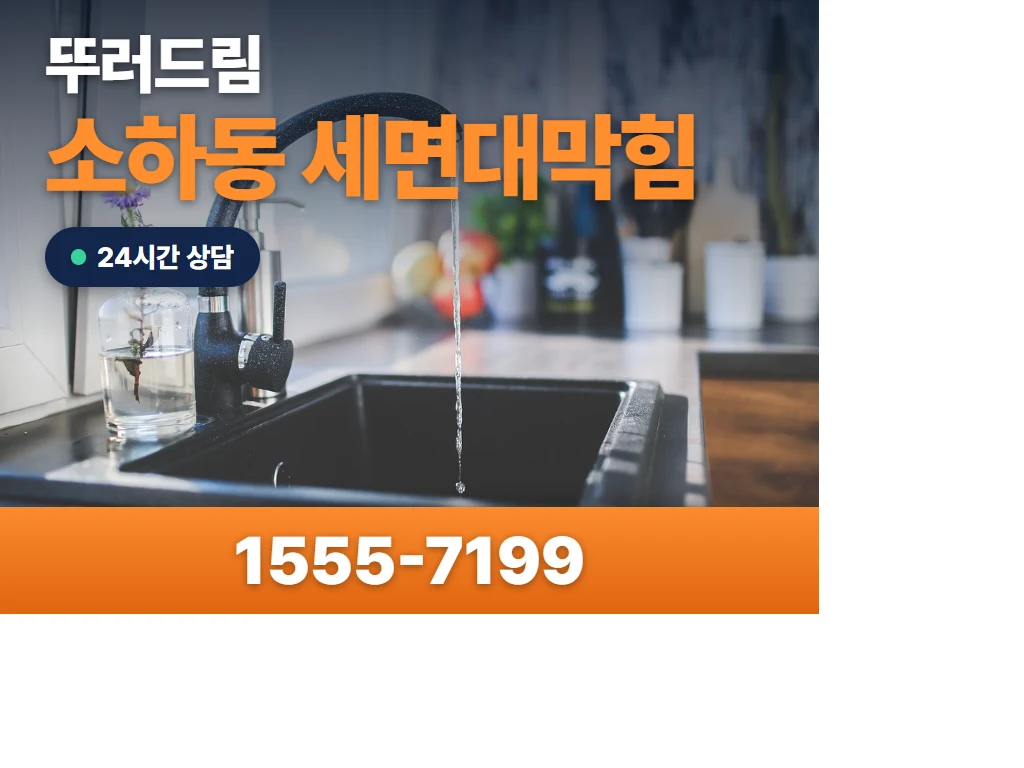 소하동 세면대막힘 현장