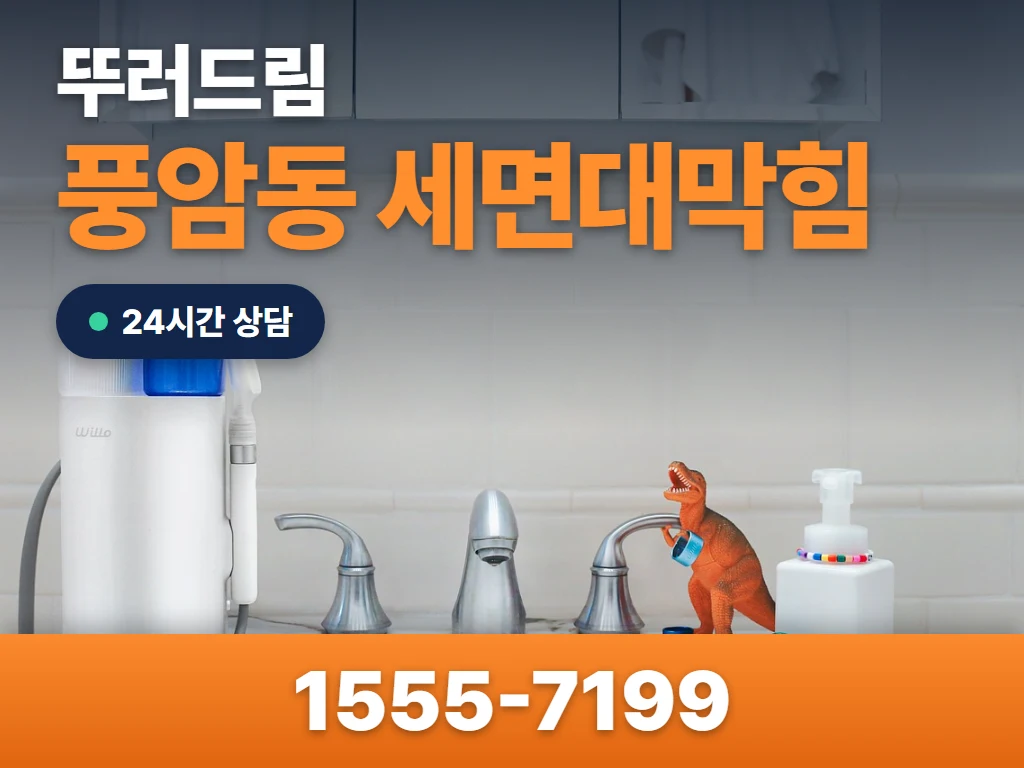 풍암동 세면대막힘 현장